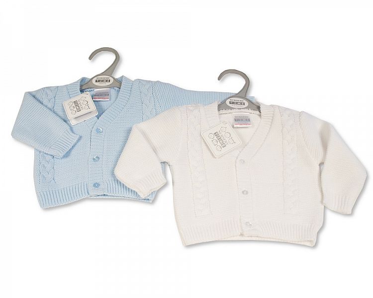 Knitted Baby Boys Cardigan - (9-24m) (PK6) BW-10-169