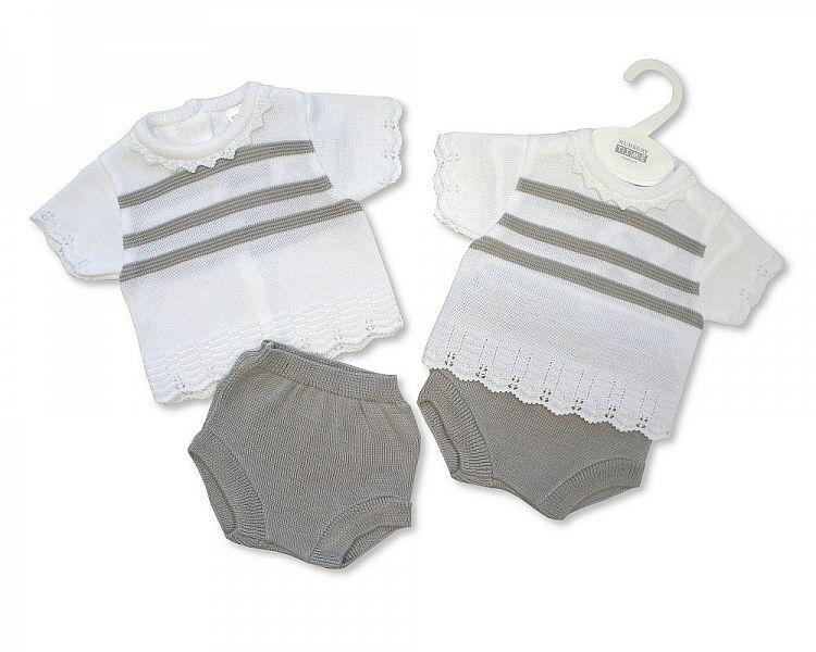 Knitted Baby 2 pcs Set - Kidswholesale.co.uk