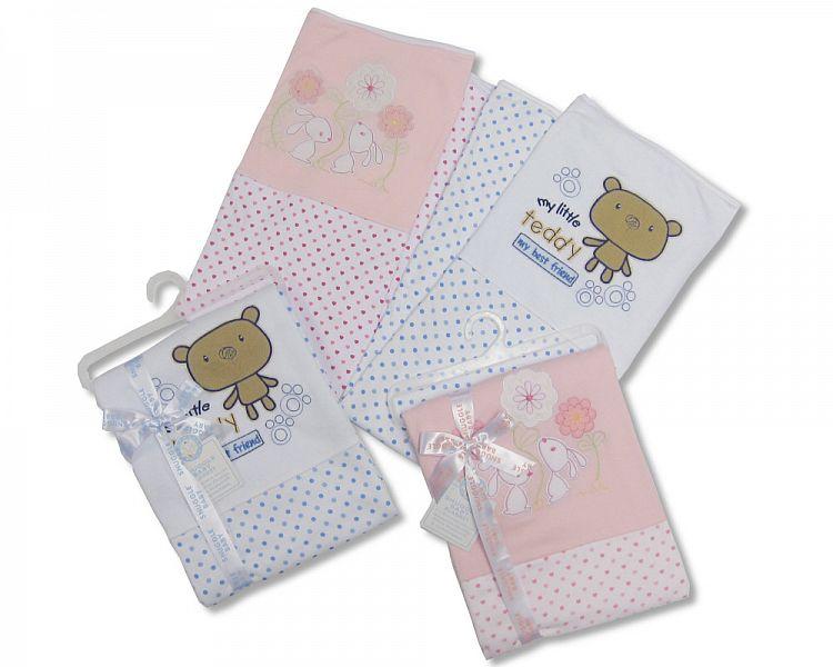 Baby Cotton Blanket - 658 - Kidswholesale.co.uk