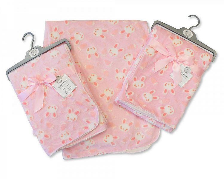 Printed Baby Wrap - Rabbit [BW-112-991] - Kidswholesale.co.uk