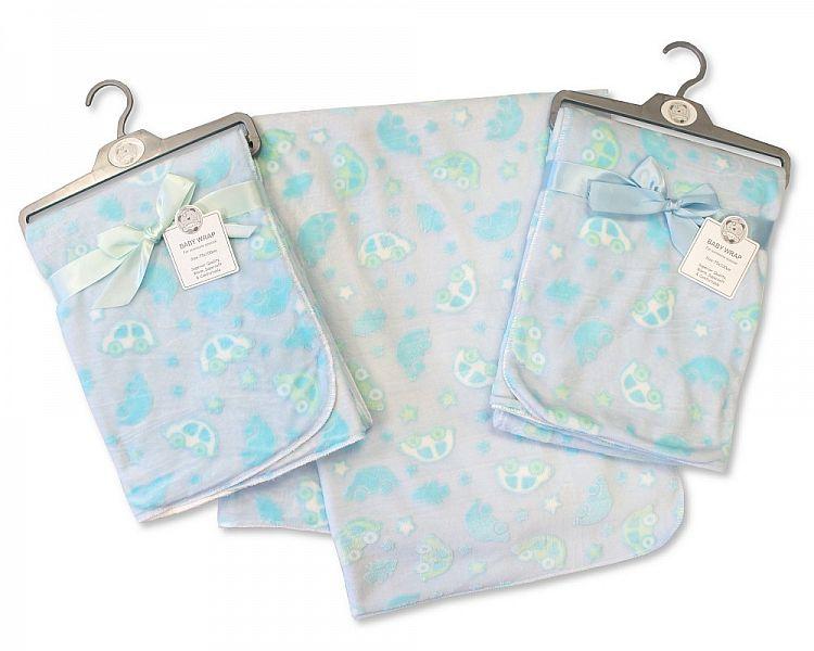 Printed Baby Wrap - Cars - (BW-112-992) - Kidswholesale.co.uk