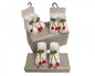 Baby Girls Socks - Cherry - NB [BW-61-2189] - Kidswholesale.co.uk