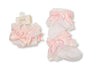 Baby Socks With Lace and Bow - Pink (0-18M) (PK6)  BW 61-2220Pink