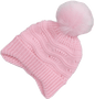 Baby Girls Fur Pom Helmet (0-6 Months)(6027) - Kidswholesale.co.uk