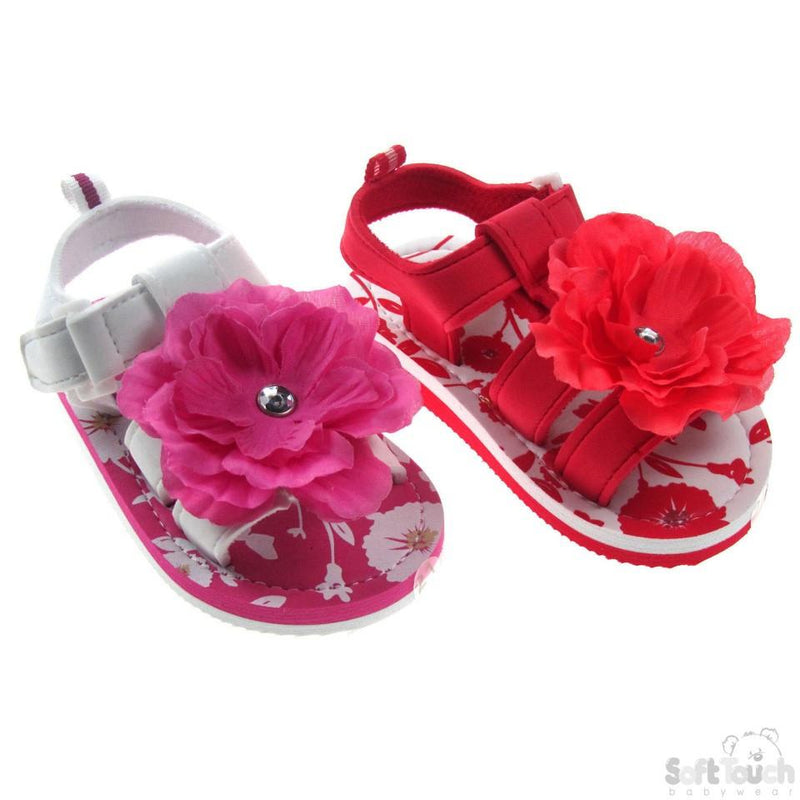 GIRLS FLORAL PRINT EVA SANDALS: E149 - Kidswholesale.co.uk