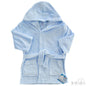 Children's Blue Coral Fleece Hooded Robe - 2/6 Years - FBR17-B - Kidswholesale.co.uk