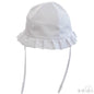 White Plain Cloche Hat (0-24 Months) H20-W - Kidswholesale.co.uk