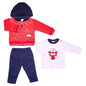 Boys 3pc Tracksuit Set - Cheeky Pup (PK6) (3-12m) 40JTC9803