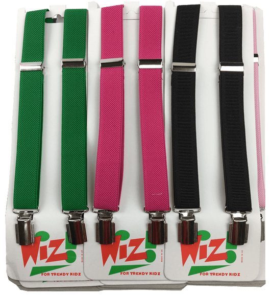 Braces Belts: Assorted Light Colours - Kidswholesale.co.uk