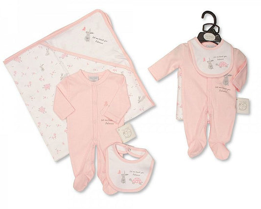 Premature Baby Girls 3 pcs Set - Patience-Pb-20-378p