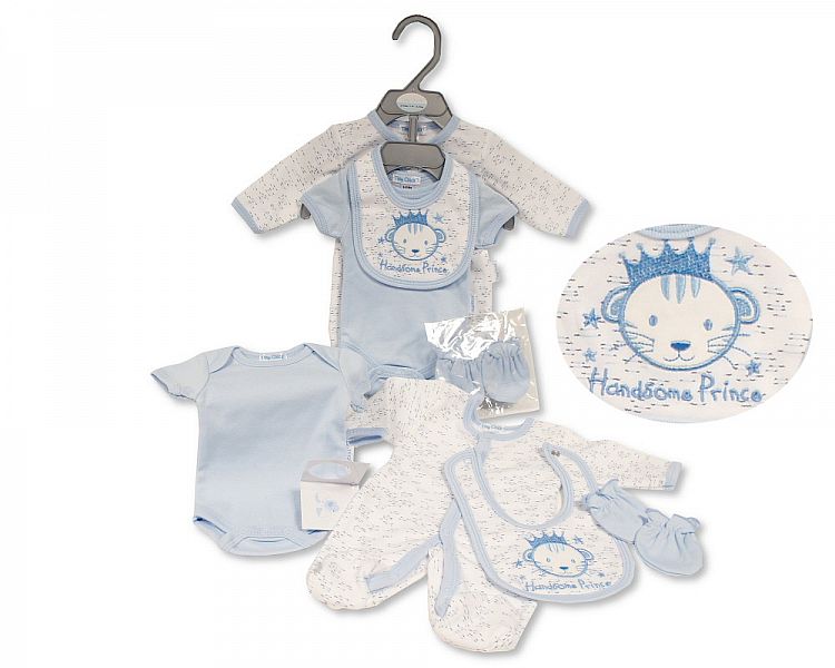 Premature Baby Boys 4 pcs Set - Handsome Prince (3-5 to 5-8Lbs) (PK6) Pb-20-580