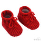 Red Acrylic Baby Bootees S401-R - Kidswholesale.co.uk