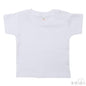 INFANTS WHITE TEE SHIRT: (3-6M) TS4650-W - Kidswholesale.co.uk