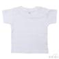INFANTS WHITE TEE SHIRT: (6-9M) TS4650-W - Kidswholesale.co.uk